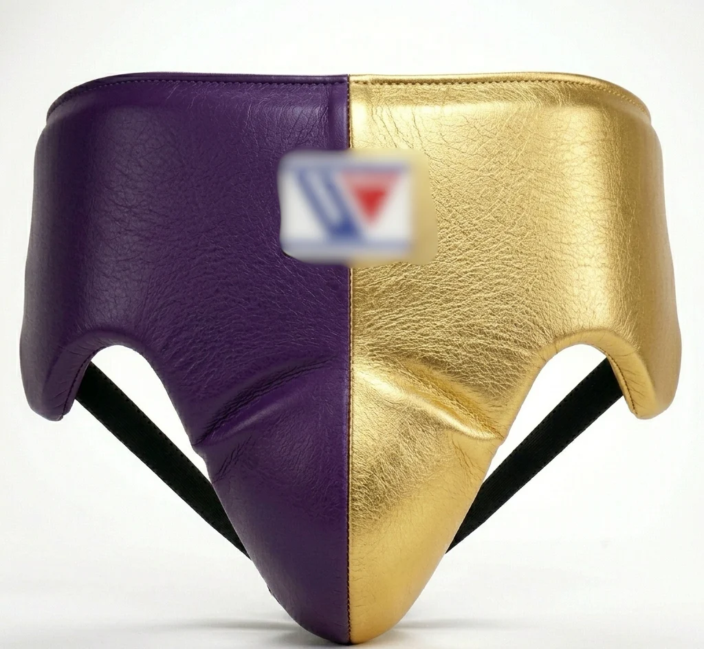 Leather Boxing Groin Guard Foul Protector — Cowhide | Wide Coverage | S M L XL | OEM Custom | Boxing Forge
