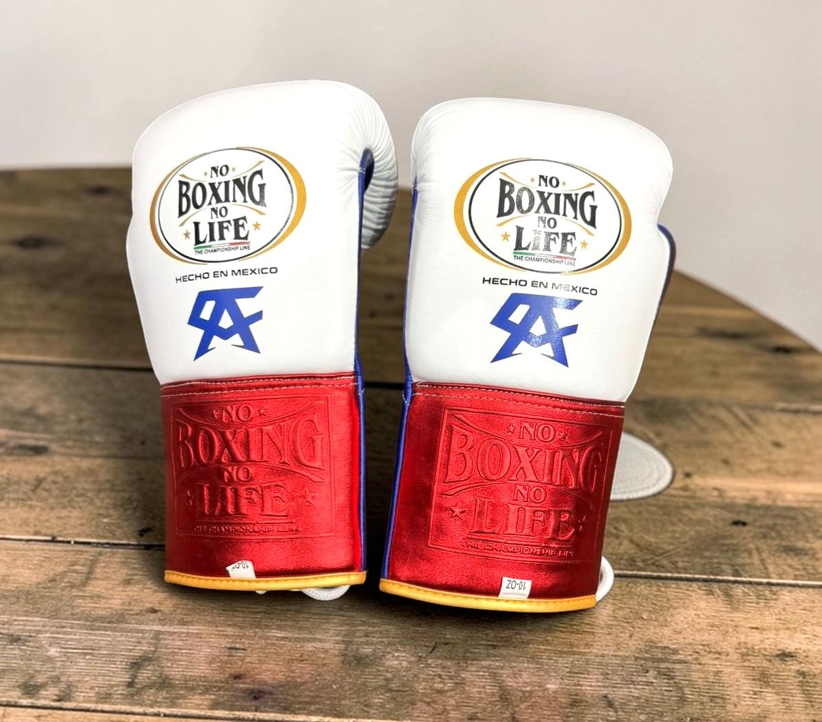 No Boxing No Life Leather Training Gloves, Pro Sparring Gear, winning boxing gloves, Hand made Boxing gears Gift