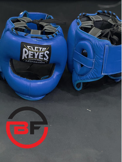Cleto Reyes Style Headgear – Premium Cowhide Leather Boxing Head Guard – Handmade Professional Sparring Headgear – Custom Fight Gear