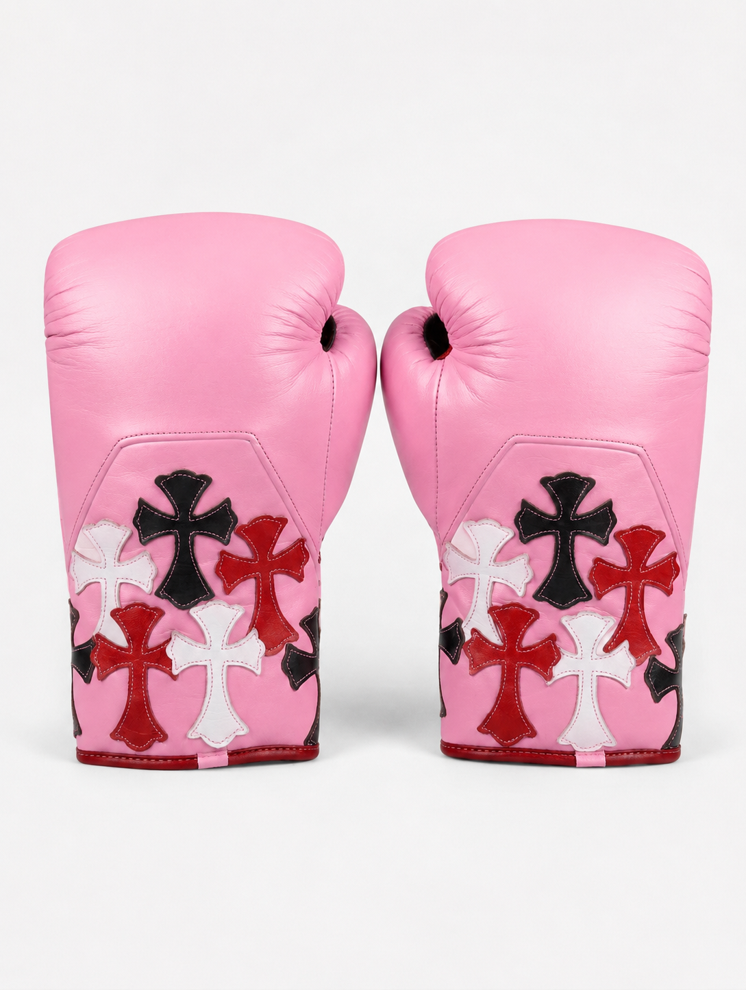 Multicolor Cross Boxing Gloves – Premium Leather | Free Shipping