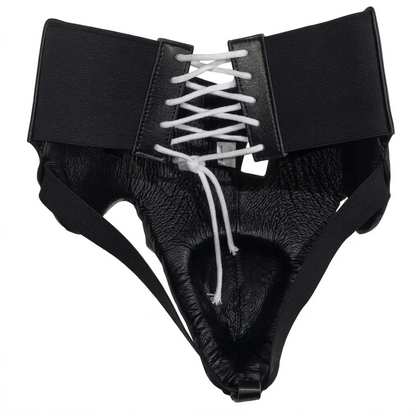 Leather Boxing Groin Guard Foul Protector —  Cowhide |  Wide Coverage | S M L XL | OEM Custom | Boxing Forge