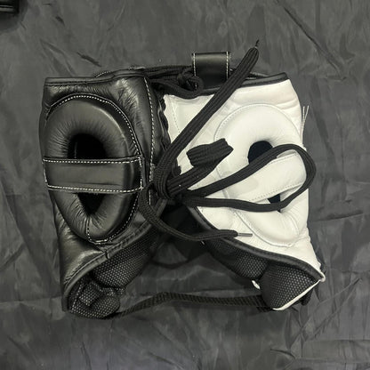 No Boxing No Life Complete Boxing Set – Gloves, Head Guard & Body Protector | Black & White
