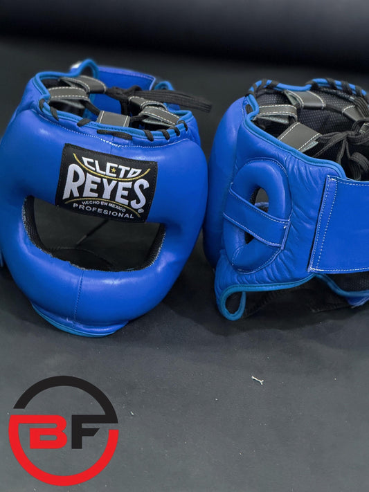 Cleto Reyes Style Headgear – Premium Cowhide Leather Boxing Head Guard – Handmade Professional Sparring Headgear – Custom Fight Gear