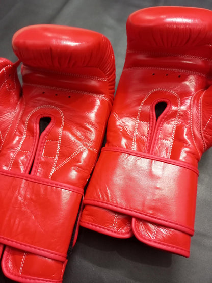Cleto Reyes Boxing Gloves, Authentic Black Cowhide Leather Sparring and Training Gloves