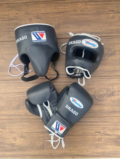 Custom Winning Boxing Set – Premium Personalized Boxing Gloves, Headgear & Training Equipment (Copy)