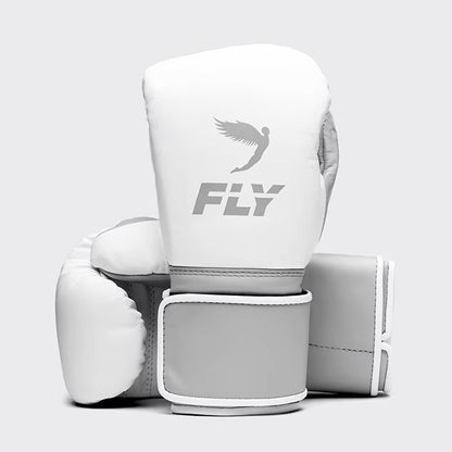 Premium White Boxing Gloves – Professional Training & Sparring Gloves