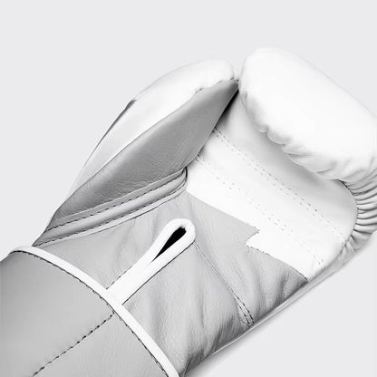 Premium White Boxing Gloves – Professional Training & Sparring Gloves