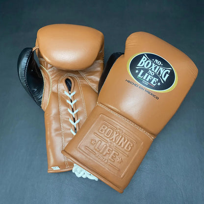 NBNL Boxing Gloves – Dark Brown & Black | Premium Training and Sparring Gloves
