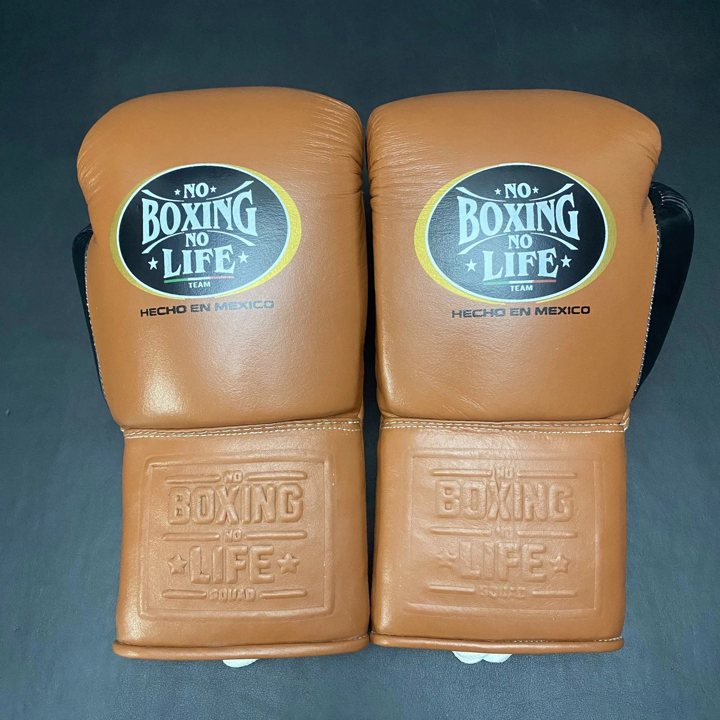 NBNL Boxing Gloves – Dark Brown & Black | Premium Training and Sparring Gloves
