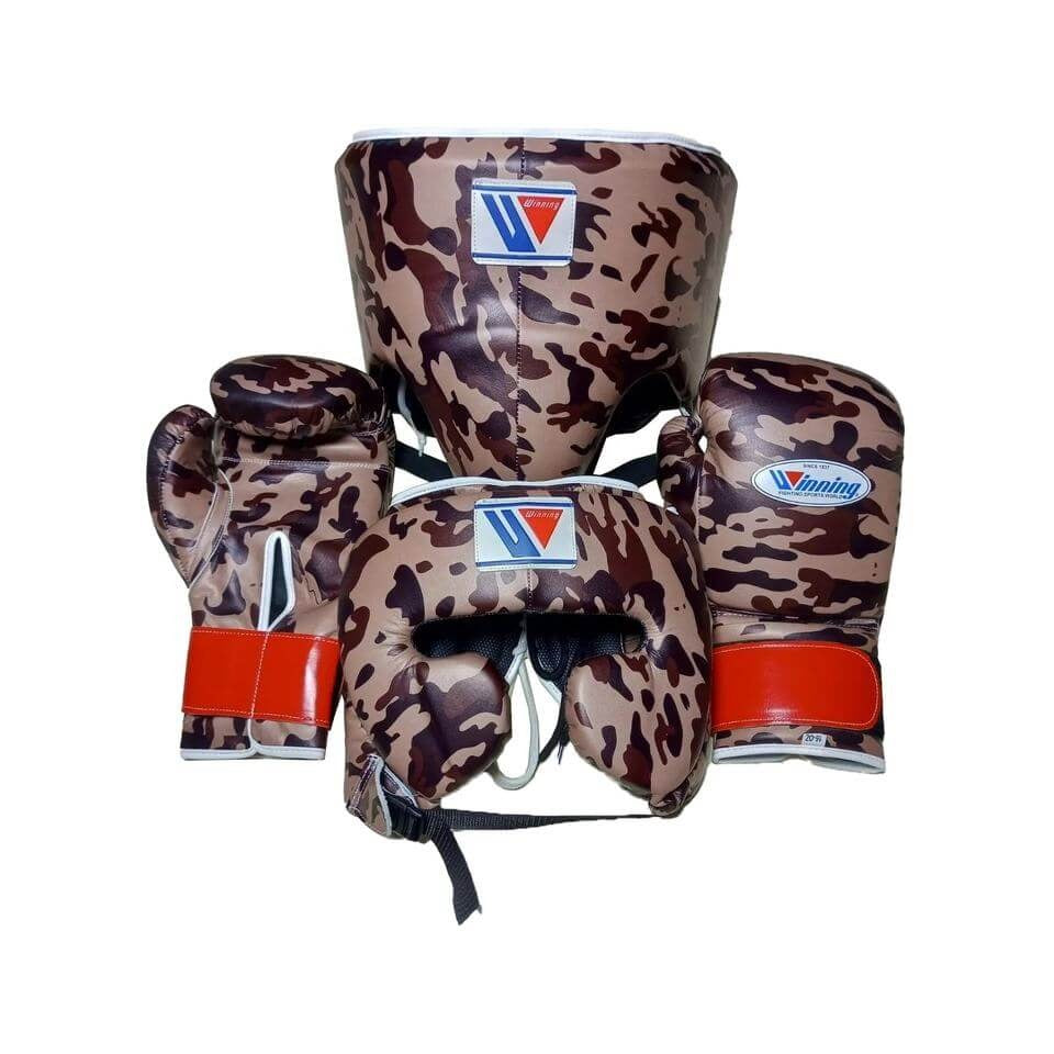 Custom Winning Boxing Set – Premium Personalized Boxing Gloves, Headgear & Training Equipment