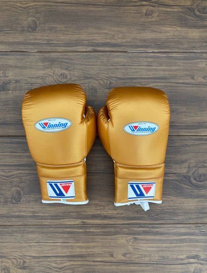 Winning Yellow Full Boxing Set – Full Face Headgear, Boxing Gloves & Training Equipment