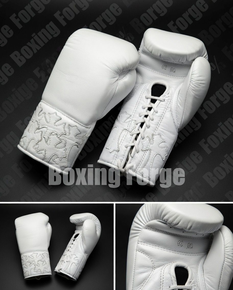 Boxing Forge Cross Series Boxing Set | Leather Gloves Headgear Groin Guard | Training & Sparring Kit